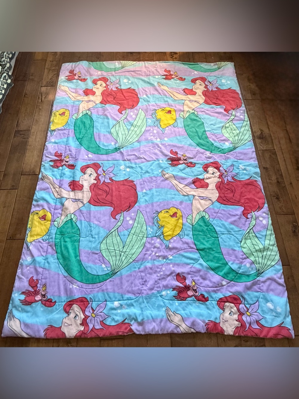 ✨Vintage✨ Disney’s The Little Mermaid Twin Comforter.